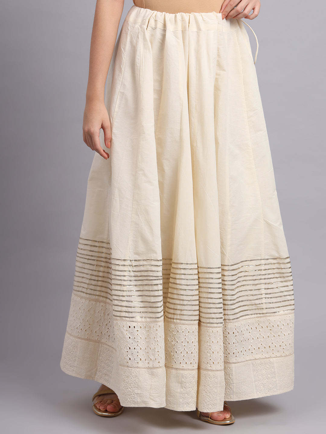 Zari Short Kurta with Skirt – Women’s Festive Party Wear & Wedding Outfit