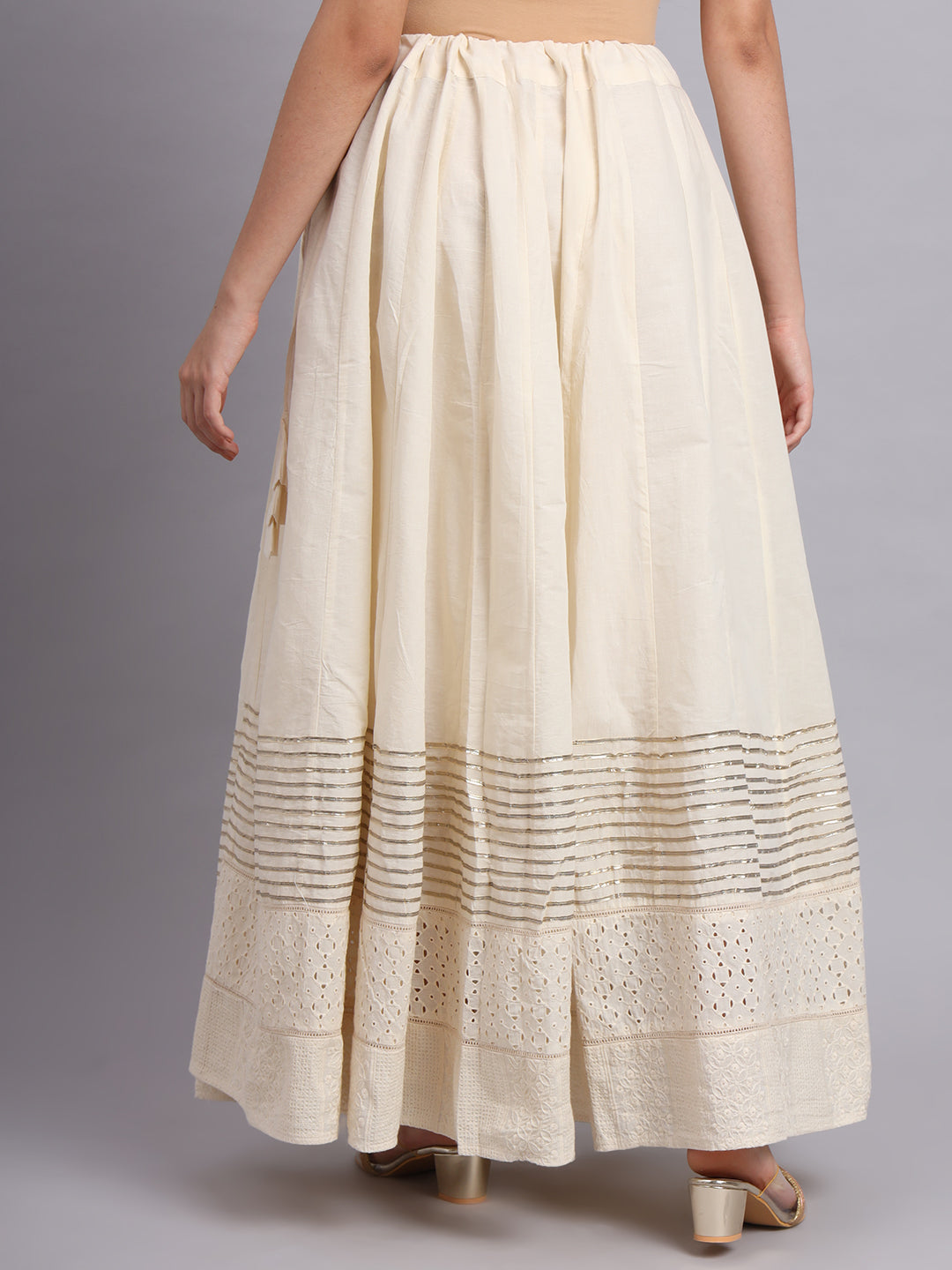 Zari Short Kurta with Skirt – Women’s Festive Party Wear & Wedding Outfit