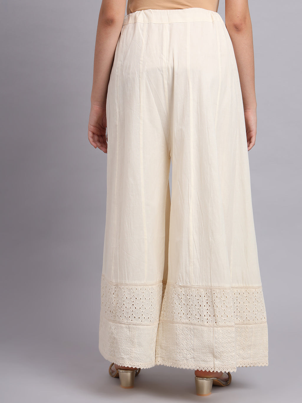 Women’s Zari Short Kurta Sharara Outfit – Modern Festive Collection