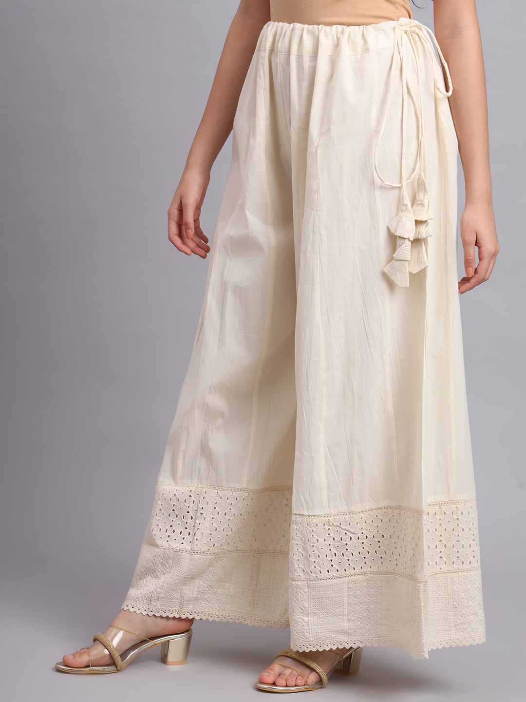 Women’s Zari Short Kurta Sharara Outfit – Modern Festive Collection