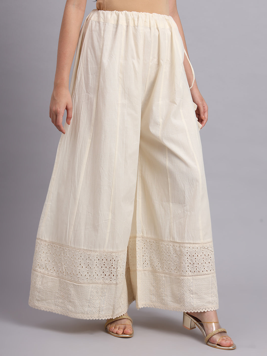 Women’s Zari Short Kurta Sharara Outfit – Modern Festive Collection